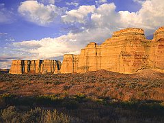 Sunrise on the Pillars of Rome, Malheur County, Oregon
